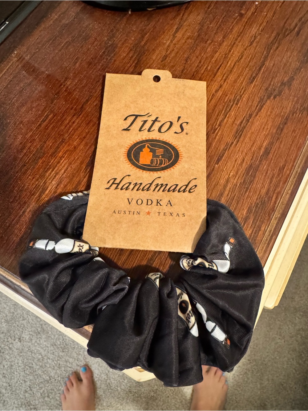 Tito’s scrunchie Scrunchie - Branded Hair Accessory